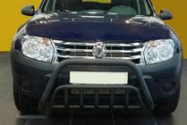 Renault Duster 2008–2017 гг. Кенгурятник WT002 Black (нерж) фото 5