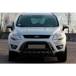 Кенгурятник WT002 Black (нерж.) Ford Kuga 2008-2013 гг. фото 2
