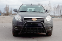 Geely Emgrand X7 2011- гг. Кенгурятник WT002 Black (нерж.) фото 2