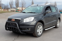 Geely Emgrand X7 2011- гг. Кенгурятник WT002 Black (нерж.) фото 3