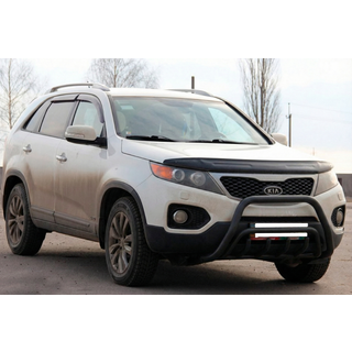 Кенгурятник WT002/2 Black (нерж.) фото 2