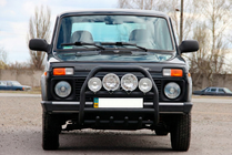 Lada Niva та Urban 1977- гг. Кенгурятник QT007 Black (нерж.) фото 1