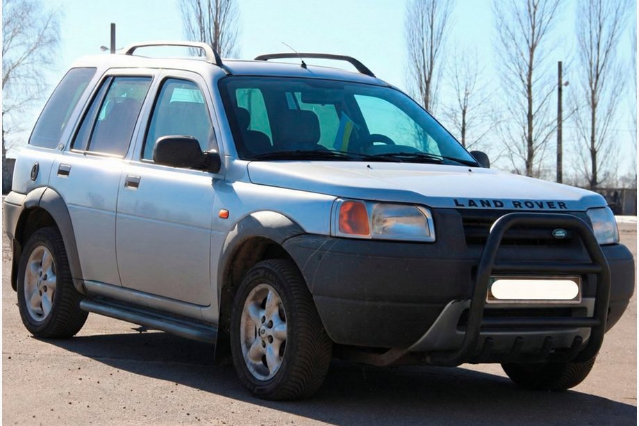 Land Rover Freelander I 1997-2006 гг. Кенгурятник QT007 Black (нерж.) Фото 1