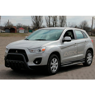 Кенгурятник WT002 Black (нерж.) фото 2