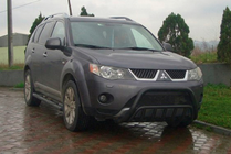 Mitsubishi Outlander 2006-2012 гг. Кенгурятник WT002 Black (нерж.) фото 1