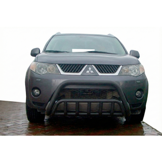 Кенгурятник WT002 Black (нерж.) фото 2