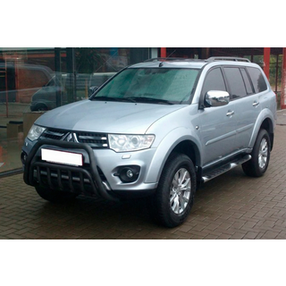 Передняя защита WT002 Black (нерж.) фото 2