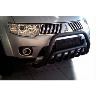 Передняя защита WT002 Black (нерж.) фото 4