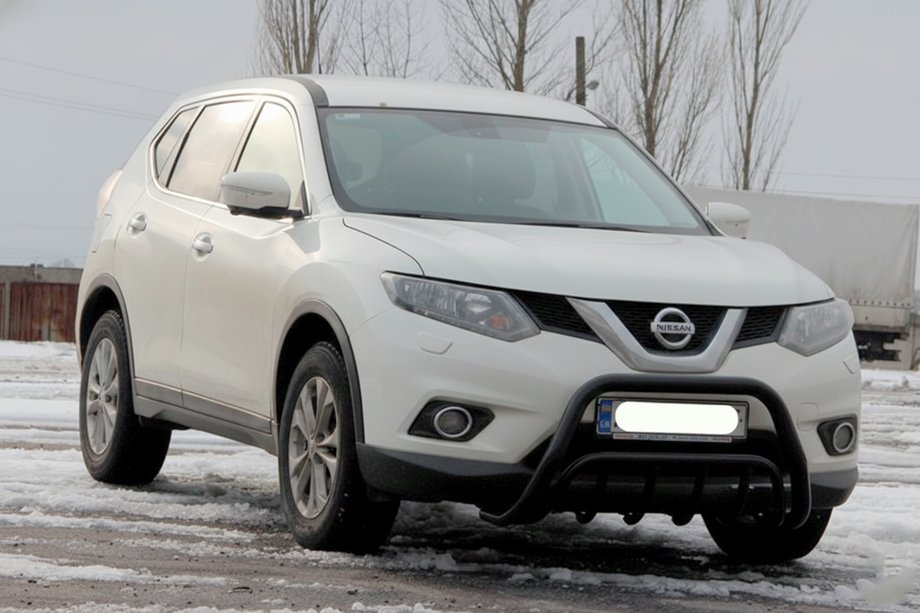 Nissan X-trail T32/Rogue 2014-2021 гг. Кенгурятник WT002 Black (нерж) Фото 2