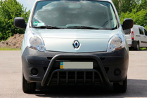Renault Kangoo 2008–2020 гг. Кенгурятник WT002 Black (нерж.) фото 2