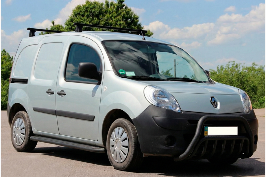 Renault Kangoo 2008–2020 гг. Кенгурятник WT002 Black (нерж.) Image