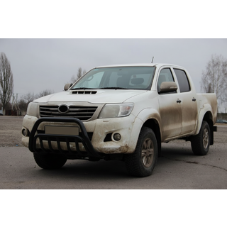 Кенгурятник WT002 Black (нерж.) фото 3