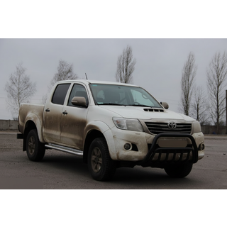 Кенгурятник WT002 Black (нерж.) фото 2