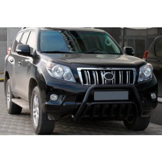 Кенгурятник WT002 Black (нерж) Toyota Land Cruiser Prado 150 2009-2023 гг. фото 4