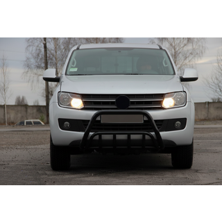 Кенгурятник WT002 Black (нерж) фото 2