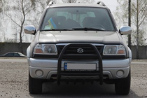 Suzuki Vitara 1998-2006 гг. Кенгурятник QT007 Black (нерж) фото 3