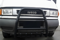 Iveco Daily 1999-2006 гг. Кенгурятник QT007 Black фото 1