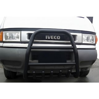 Кенгурятник QT007 Black Iveco Daily 1999-2006 гг.
