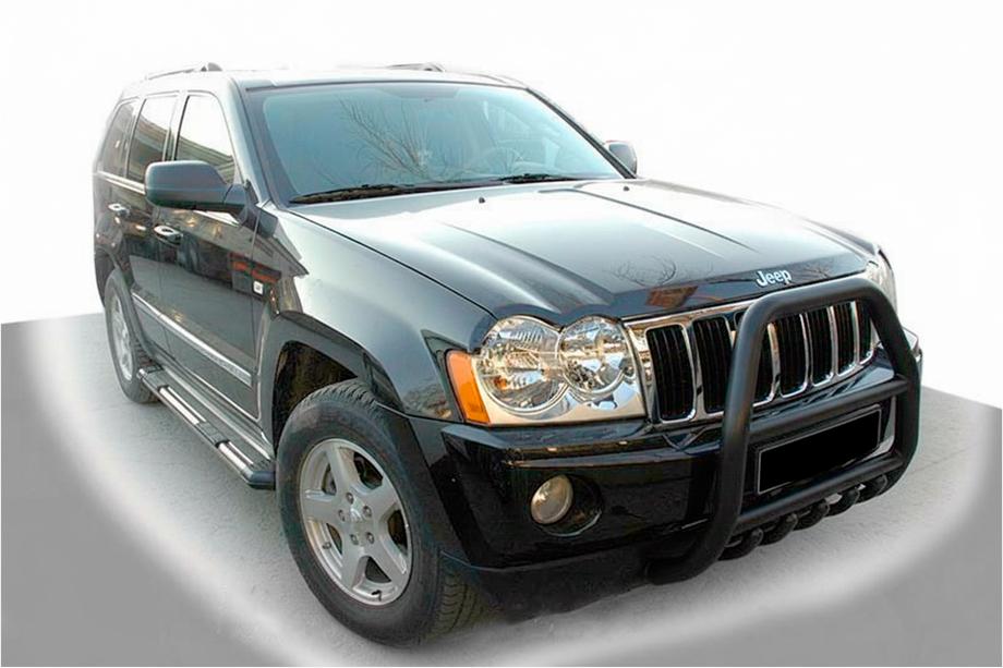 Jeep Grand Cherokee WK 2004-2010 гг. Кенгурятник QT007 Black Image