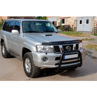 Кенгурятник QT007 Black (нерж) фото 3