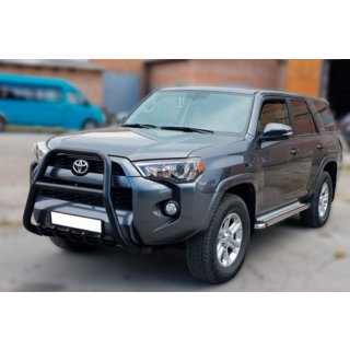 Кенгурятник F1-50 Black (2014-2024, нерж) Toyota 4Runner 2009-2024 гг. фото 3