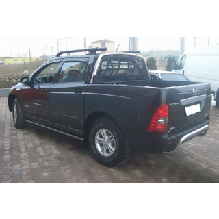 Боковые трубы Black (2 шт., нержавейка) фото 2