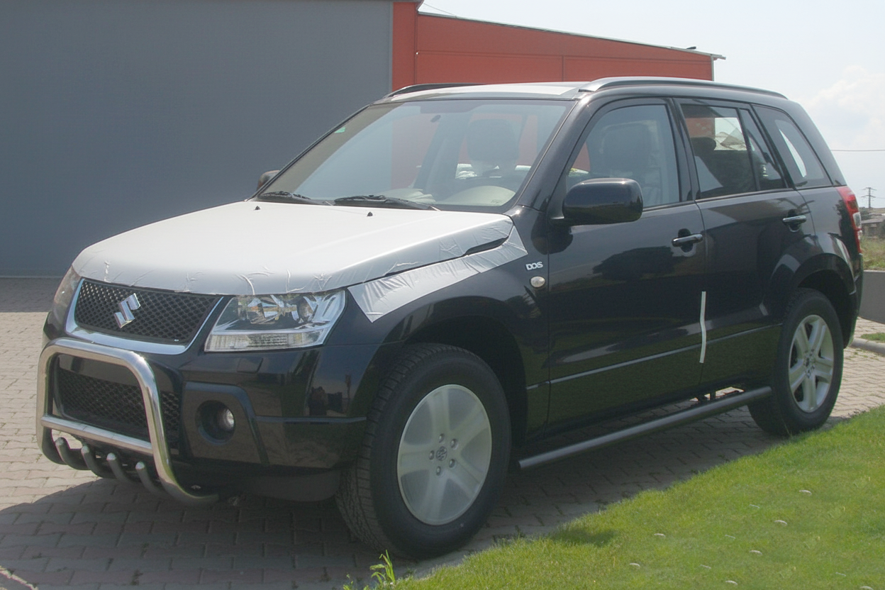 Бічні труби Black (2 шт., нерж) для Suzuki Grand Vitara 2005-2017 рр - фото 2