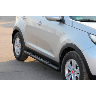 Боковые трубы Black (2 шт., нержавейка) фото 4