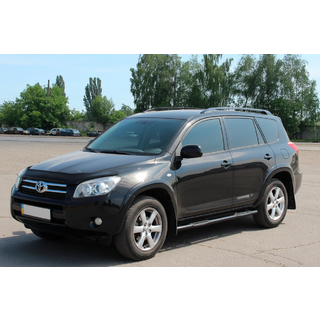 Боковые трубы для стандартной базы Black (2 шт, нерж) фото 3