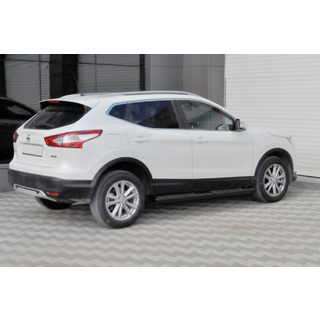 Боковые трубы Black (2014-2017, 2 шт., нерж. сталь) фото 1