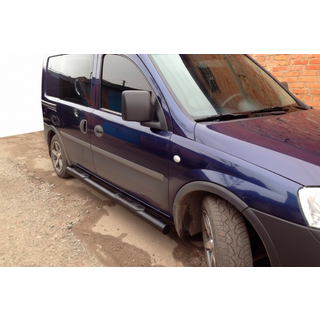 Боковые трубы Black (2 шт., нержавейка) фото 2