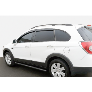 Боковые трубы Black (2 шт., нержавейка) фото 1