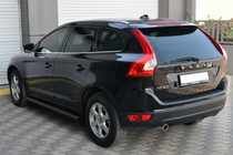 Volvo XC60 2009-2017 гг. Боковые трубы BB004 Черные (2 шт, Нержавейка) фото 3