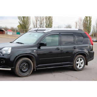 Боковые Трубы BB002 Черные (2 шт., Нержавейка) фото 3