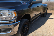 Dodge RAM (DR/DH/D1/DC/DM) 2002–2009 гг. Стандартные Боковые Трубы Black (2 шт., Нержавейка) фото 3