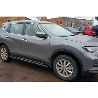 Боковые трубы Black (2 шт, нержавейка) фото 4