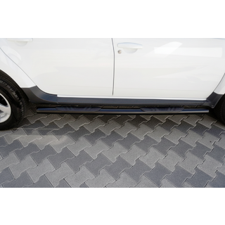 Боковые трубы BB002 Черные (2 шт., Нержавейка) фото 1