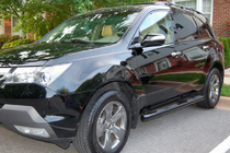 Acura MDX 2007-2013 гг. Боковые трубы Black (2 шт, нержавейка) фото 2