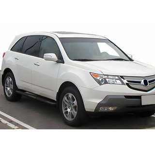 Боковые трубы Black (2 шт, нержавейка) Acura MDX 2007-2013 гг. фото 3