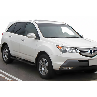 Боковые трубы Black (2 шт, нержавейка) Acura MDX 2007-2013 гг. фото 3