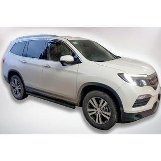 Боковые трубы Black (2 шт., нержавейка) фото 1