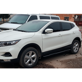 Боковые трубы Black (2017-2021, 2 шт., нерж. сталь) фото 1