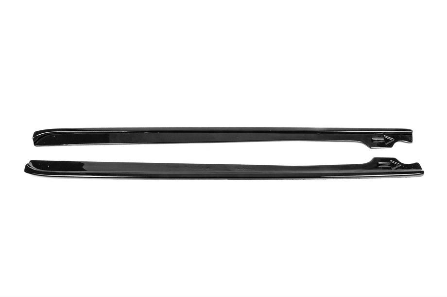 BMW 3 серия E46 1998-2006 гг. Накладки на пороги DPT (2003-2006, черный глянец) Image