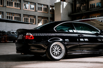BMW 3 серия E46 1998-2006 гг. Спойлер CSL-Style V3 (для SD, Черный Глянец) фото 7
