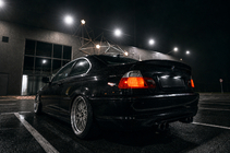 BMW 3 серия E46 1998-2006 гг. Спойлер CSL-Style V3 (для SD, Черный Глянец) фото 13