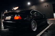 BMW 3 серия E46 1998-2006 гг. Спойлер CSL-Style V3 (для SD, Черный Глянец) фото 6