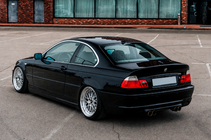 BMW 3 серия E46 1998-2006 гг. Спойлер CSL-Style V3 (для SD, Черный Глянец) фото 3