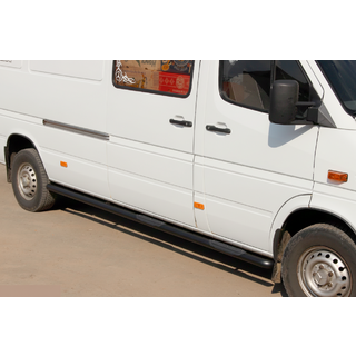 Боковые трубы Black (2 шт., нержавейка) фото 1