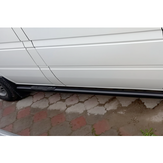 Боковые трубы Black (2 шт., нержавейка) фото 2