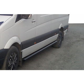 Боковые трубы Black (2 шт., нержавейка) фото 3